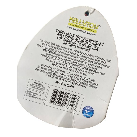 Squishmallow 8" Reva Strawberry Soft Tie Dye Red Plush - Picture 6 of 12